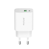 Rixus RX90CC Adapter met USB-C naar Kabel 1m – 20W Wit - Bundel Oplader