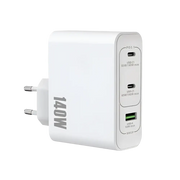 Rixus RXHC140 GaN Power Adapter – 140W Wit - Oplader