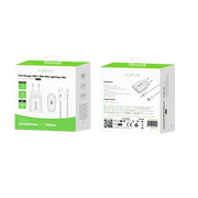 Rixus RXHC20L Fast Charger met USB-C naar Lightning Kabel 1.8m – 20W Wit - Bundel Oplader