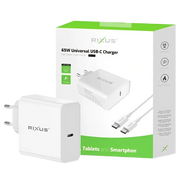 Rixus RXLC26 Universal USB-C Charger – Wit - Oplader