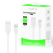 Rixus RXU82C USB-A naar USB-C kabel 2 meter met verpakking