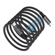 Rixus RXUC03 magnetische USB-C kabel opgerold