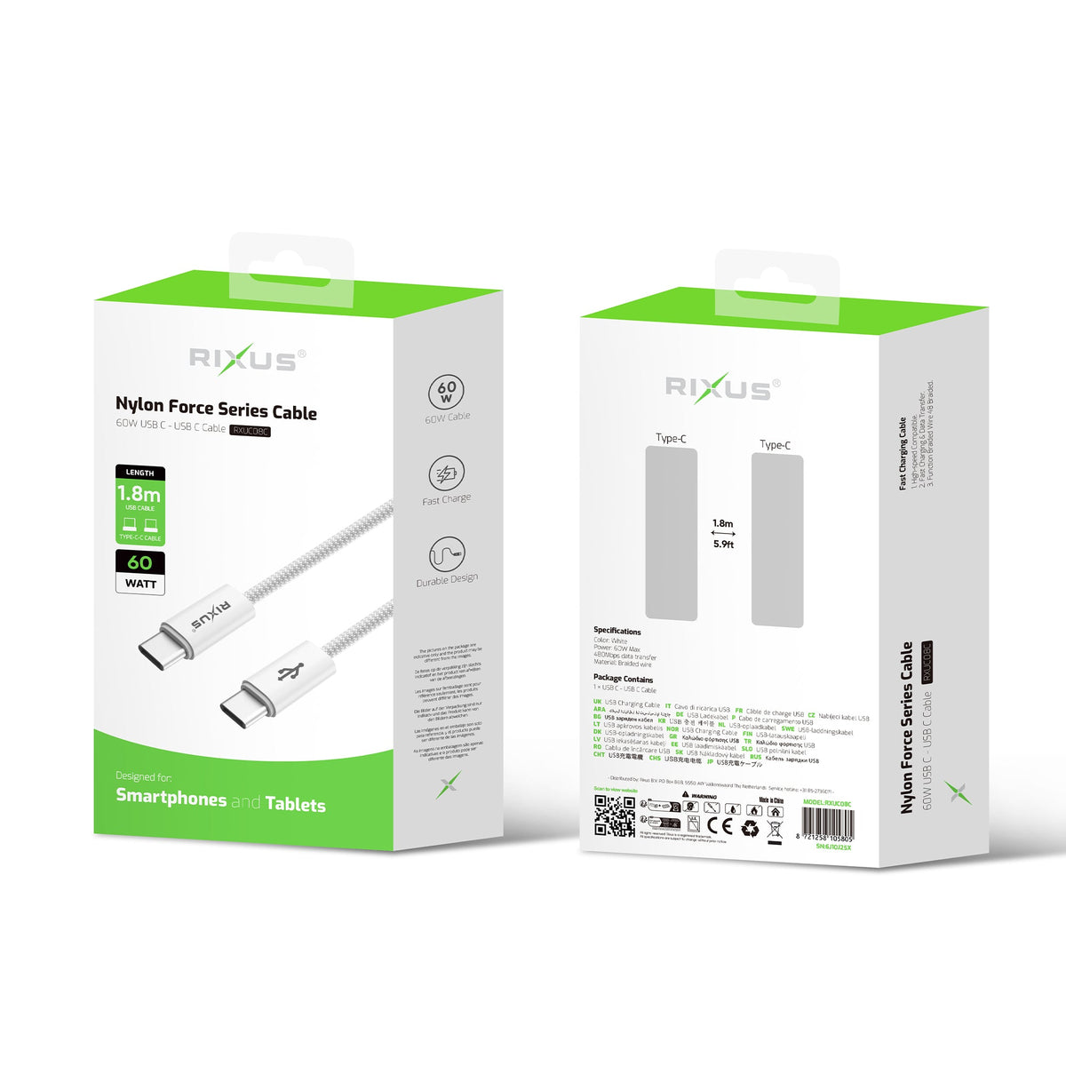 Rixus RXUC08C USB-C connectoren