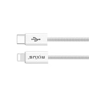 Rixus RXUC08L gevlochten nylon kabel