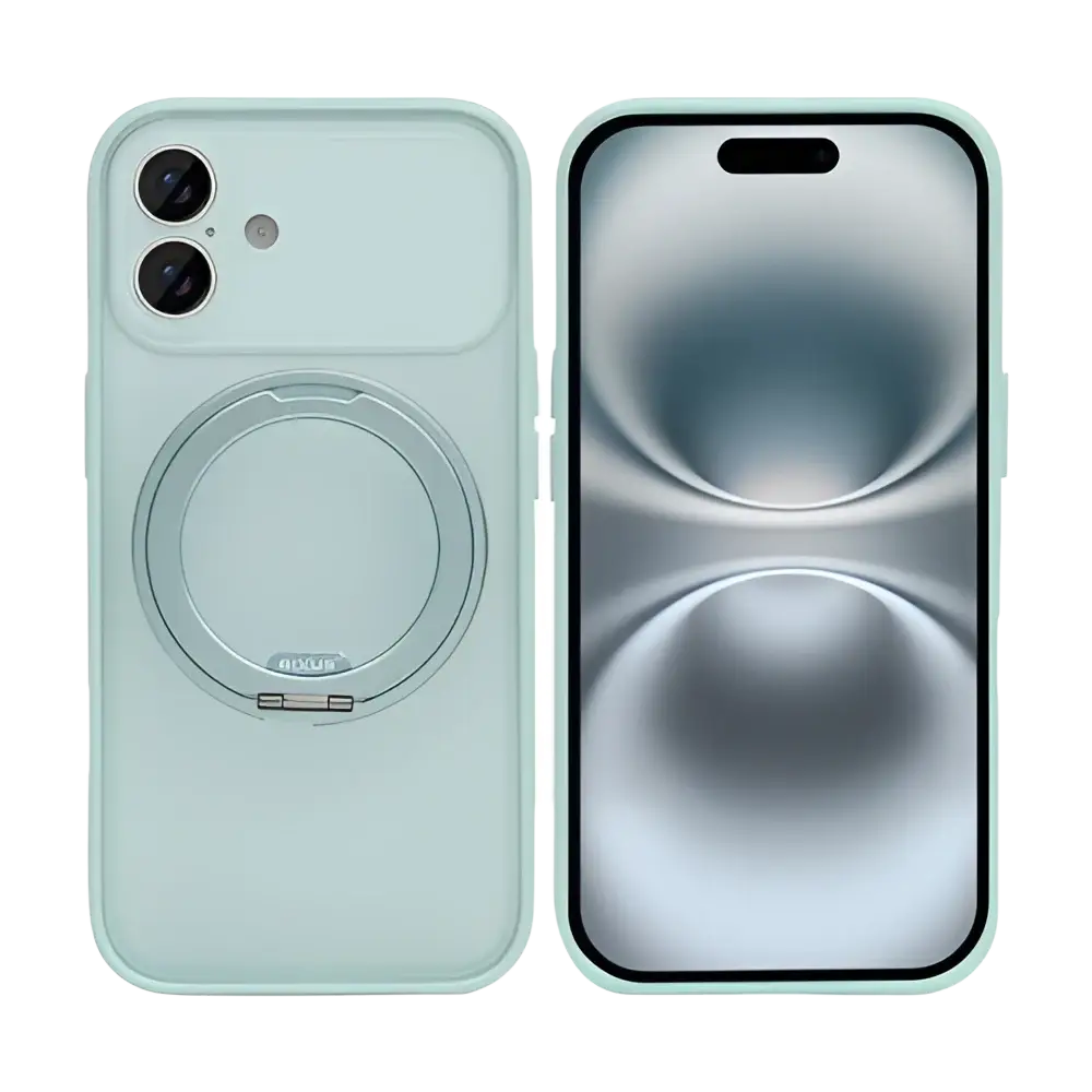 Rixus SnapGrip 360 Case – iPhone 17 Groen - Back cover