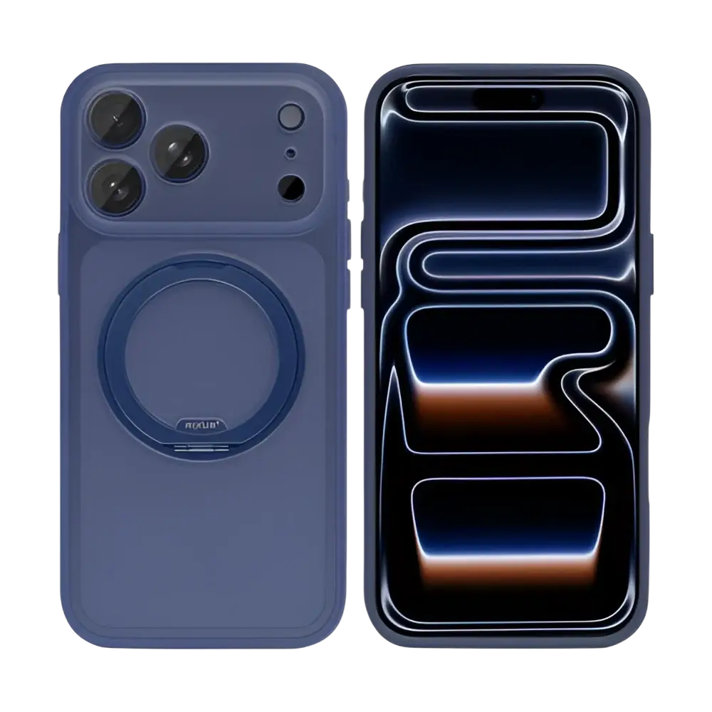 Rixus SnapGrip 360 Case – iPhone 17 Pro Blauw - Back cover