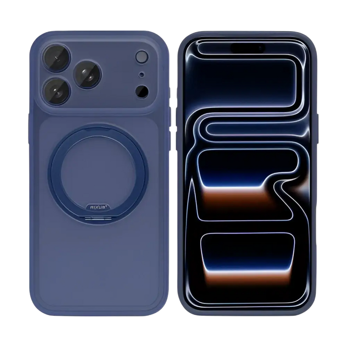 Rixus SnapGrip 360 Case – iPhone 17 Pro Blauw - Back cover