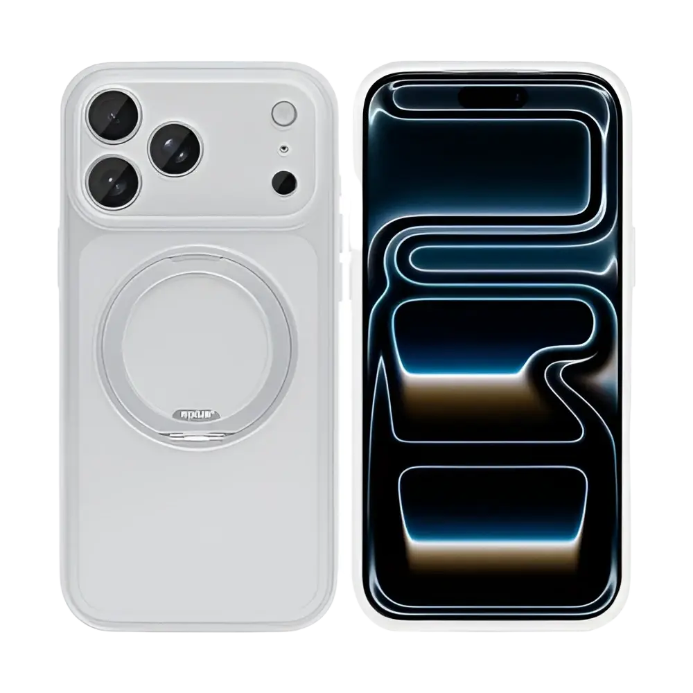 Rixus SnapGrip 360 Case – iPhone 17 Pro Wit - Back cover
