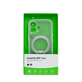 Rixus SnapGrip 360 Case – iPhone 17 Wit - Back cover