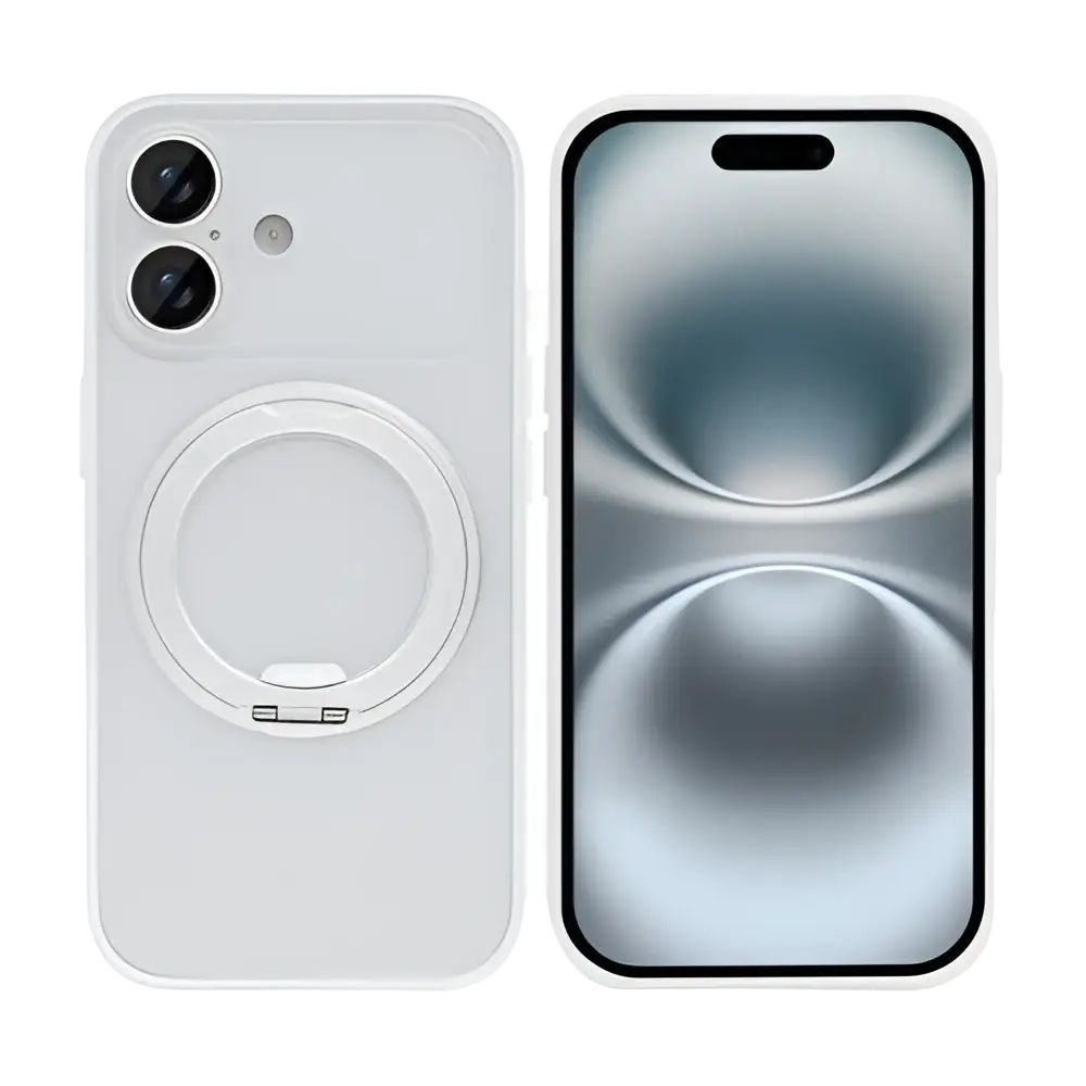 Rixus SnapGrip 360 Case – iPhone 17 Wit - Back cover