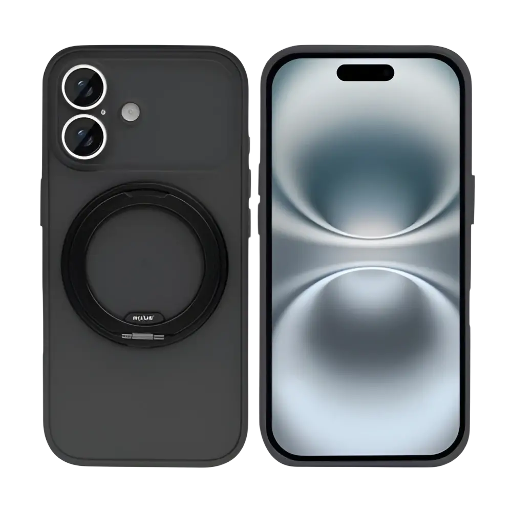 Rixus SnapGrip 360 Case – iPhone 17 Zwart - Back cover