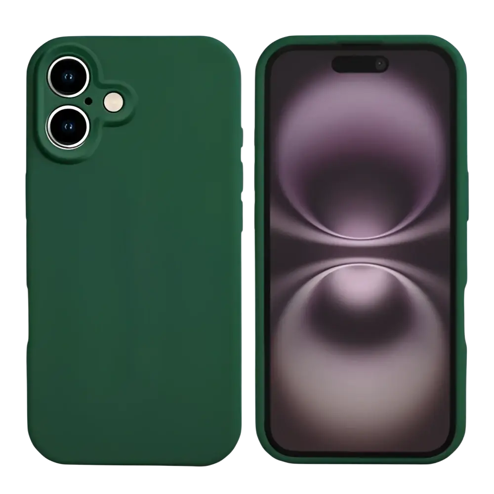 Rixus Soft TPU Case – iPhone 17 Donkergroen - Back cover / softcase