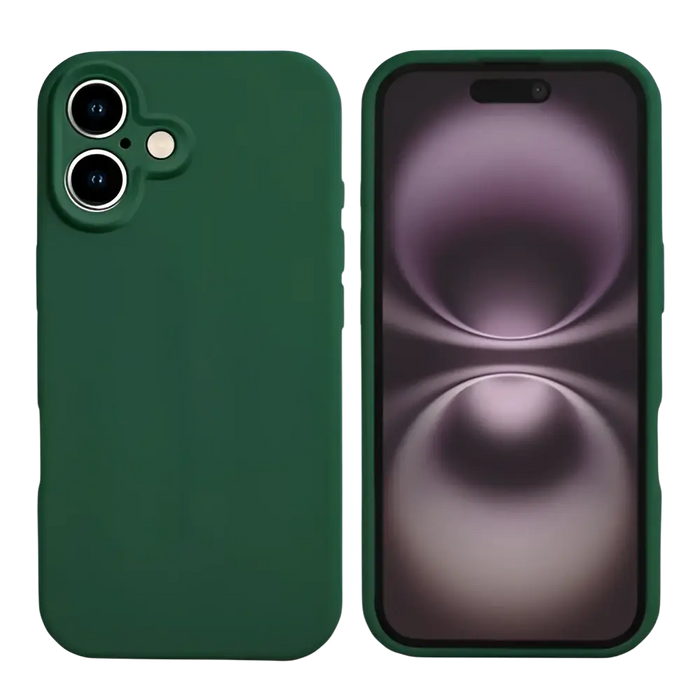 Rixus Soft TPU Case – iPhone 17 – Donkergroen