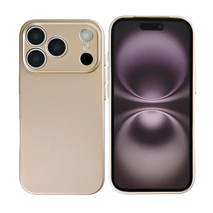 Rixus Soft TPU Case – iPhone 17 Pro Goud - Back cover