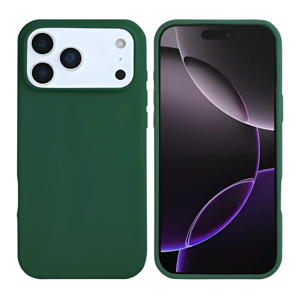 Rixus Soft TPU Case met MagSafe – iPhone 17 Pro Donkergroen - Back cover