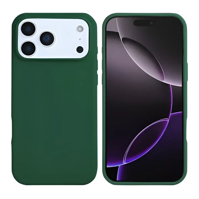 Rixus Soft TPU Case met MagSafe – iPhone 17 Pro Donkergroen - Back cover