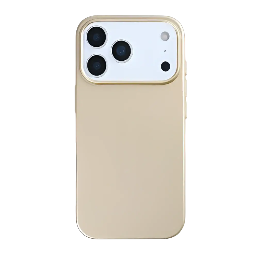 Rixus Soft TPU Case met MagSafe – iPhone 17 Pro Goud - Back cover