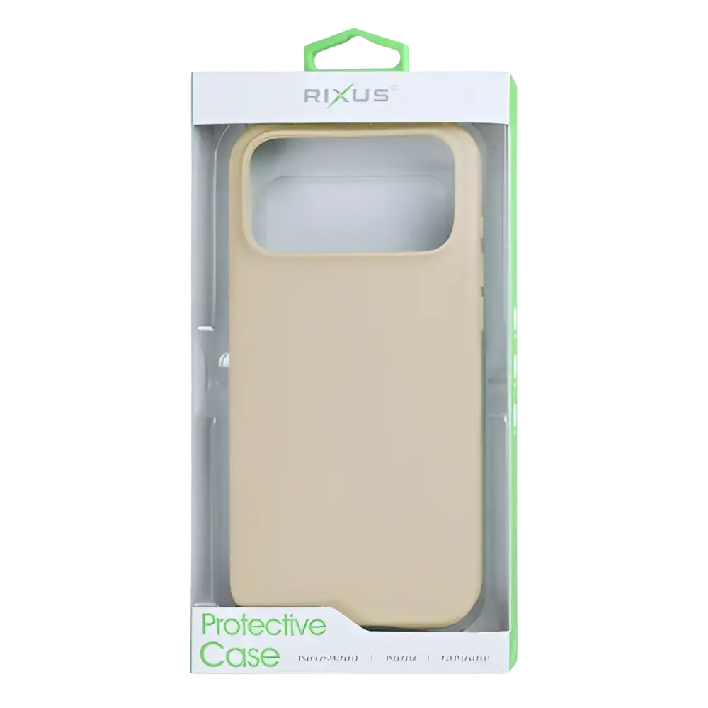 Rixus Soft TPU Case met MagSafe – iPhone 17 Pro Goud - Back cover