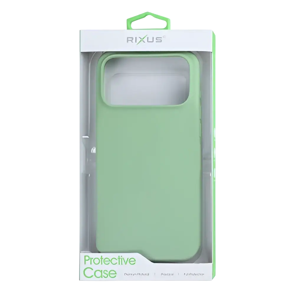 Rixus Soft TPU Case met MagSafe – iPhone 17 Pro Matcha - Back cover
