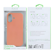 Rixus Soft TPU Case met MagSafe – iPhone 17 Roze - Back cover / softcase
