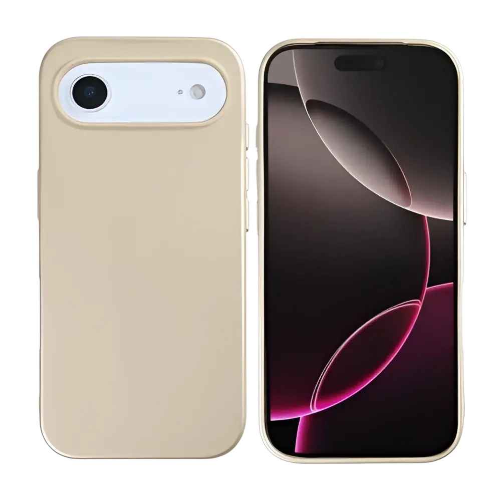 Rixus Soft TPU Case met MagSafe – iPhone Air Goud - Back cover