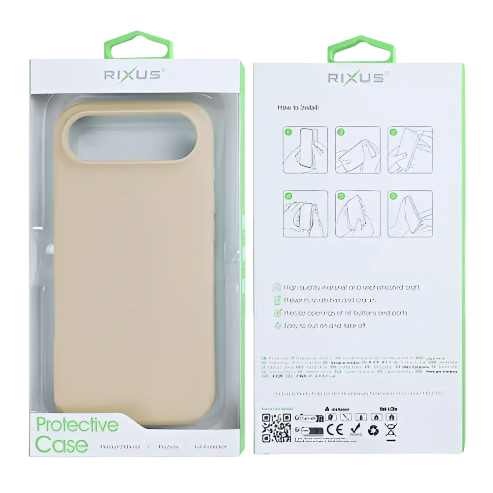 Rixus Soft TPU Case met MagSafe – iPhone Air Goud - Back cover