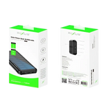 Rixus Solar Powerbank 10.000 mAh – Zwart RXPB45