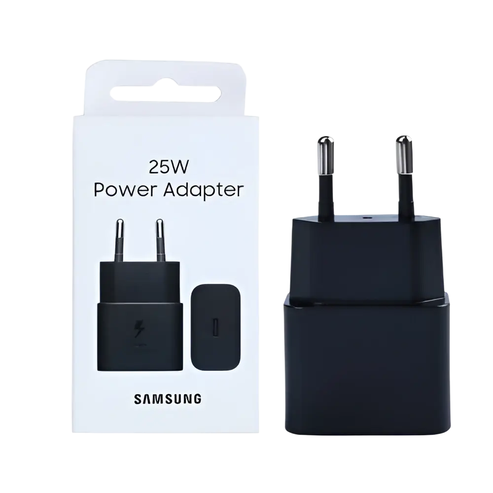 Samsung Power Adapter EP-T2510NBEGEU – 25W Zwart Origineel (Retail Box) - Oplader