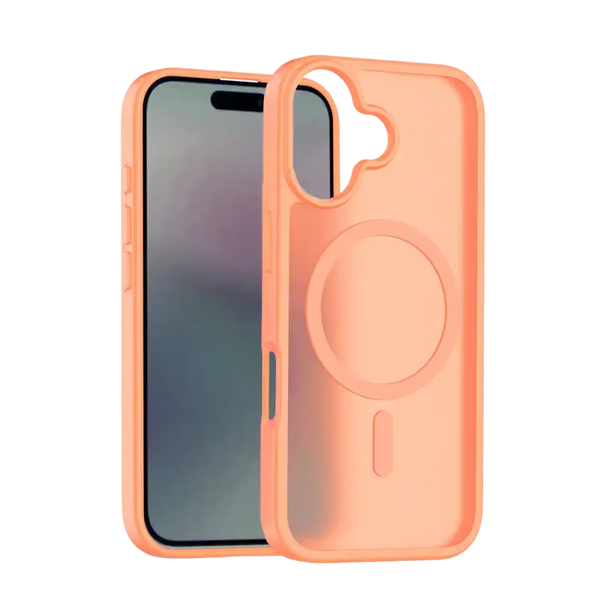Solidenz FrostMag Hoesje – iPhone 17 Oranje - Back cover