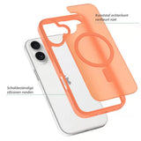 Solidenz FrostMag Hoesje – iPhone 17 Oranje - Back cover