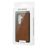 Solidenz MagSafe Wallet Backcover – iPhone 17 Oranje - Back cover met kaarthouder