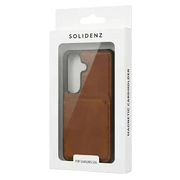 Solidenz MagSafe Wallet Backcover – iPhone 17 Oranje - Back cover met kaarthouder