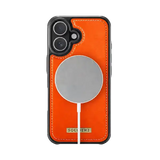 Solidenz MagSafe Wallet Backcover – iPhone 17 Oranje - Back cover met kaarthouder