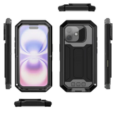 Stofdichte metalen hoes – iPhone 17 Zwart - Rugged case