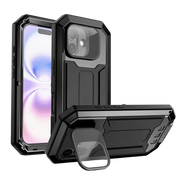 Stofdichte metalen hoes – iPhone 17 Zwart - Rugged case