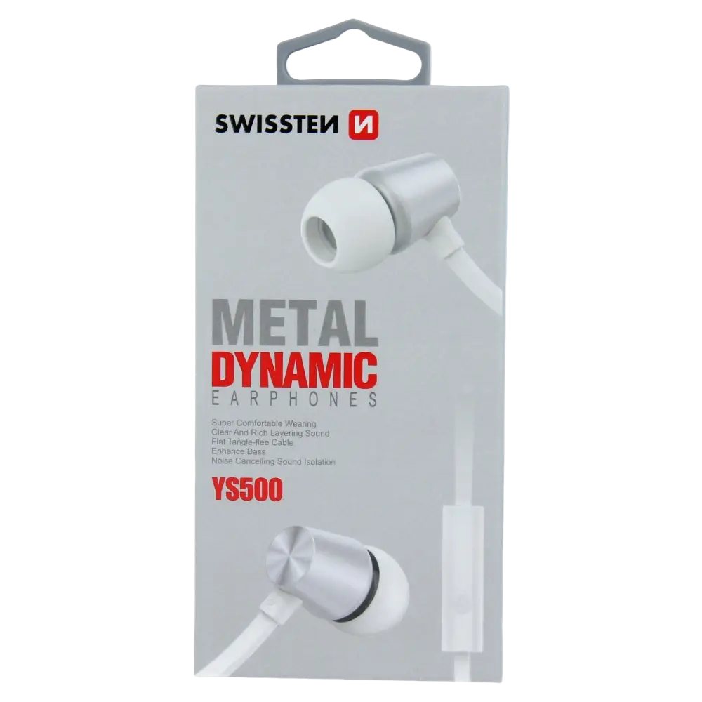 Swissten Dynamic Earbuds YS500 – Zilver