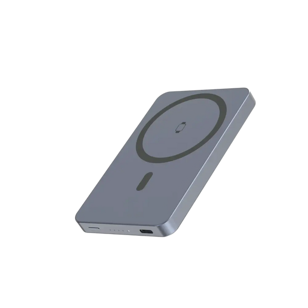 Swissten Fusion MagSafe Powerbank – Draadloze 5.000 mAh in Zilver
