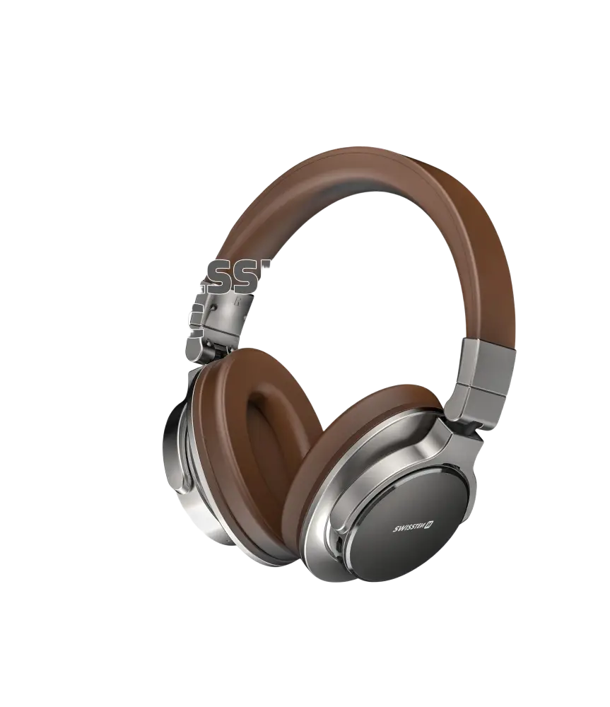 Swissten Jumbo Stereo Koptelefoon – Bruin