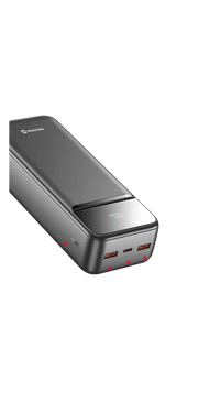 Swissten Powerline II Powerbank – Krachtige 30.000 mAh Oplader in Stijlvol Zwart