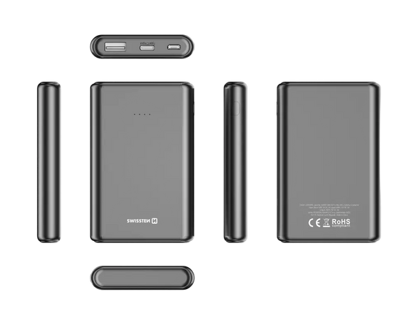 Swissten PowerLine Powerbank 5.000 mAh – 10W Zwart