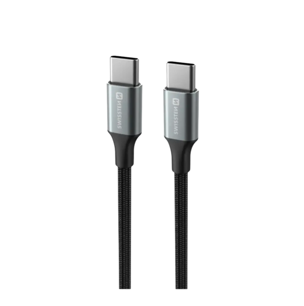 Swissten Textile II USB-C Kabel – Stijlvolle Oplossing voor Thuis en Onderweg