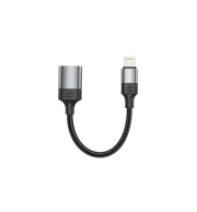 Swissten USB-A naar Lightning Adapter - Compacte Oplossing Voor Onderweg