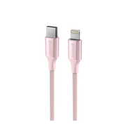 Swissten USB-C naar Lightning Kabel – 1,5 meter Roze