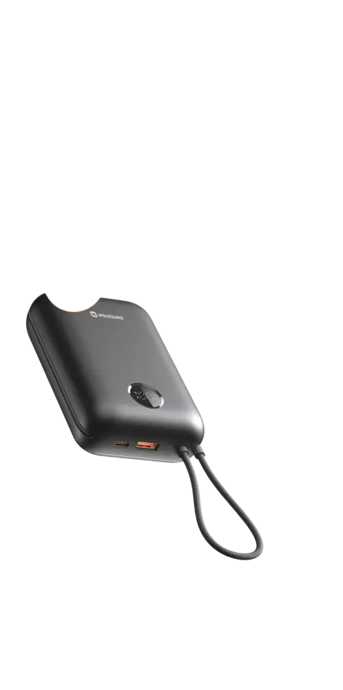 Swissten VoltBox Powerbank 30.000 mAh – 35W Ingebouwde kabels