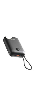 Swissten VoltBox Powerbank 30.000 mAh – 35W Ingebouwde kabels