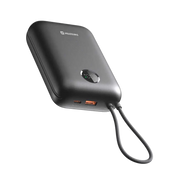 Swissten VoltBox Powerbank 30.000 mAh – 35W Ingebouwde kabels