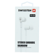 Swissten YS-D2 Oordopjes 3,5mm - Perfecte Geluidskwaliteit in Wit