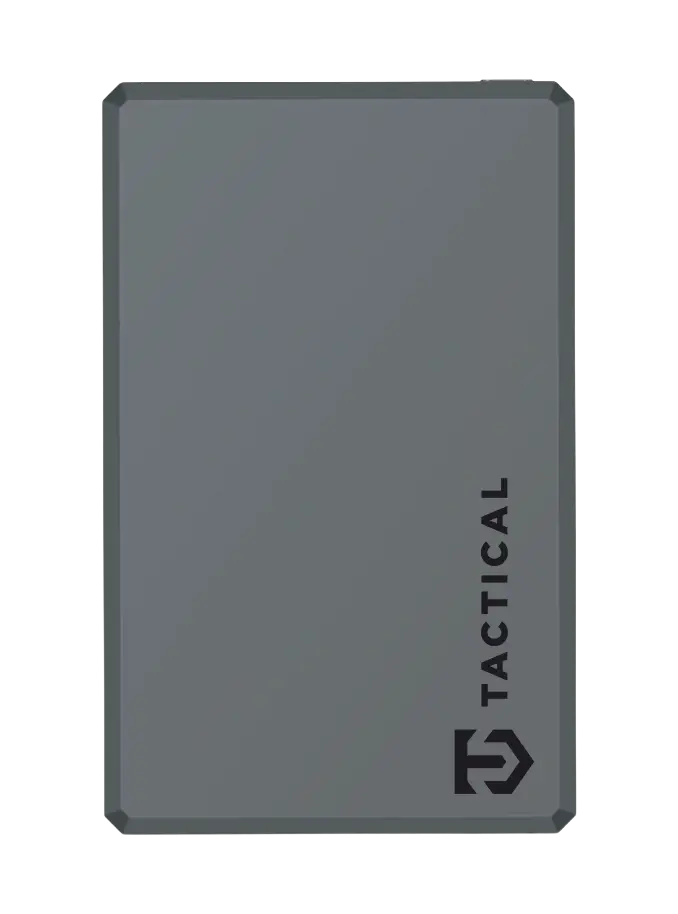 Tactical MagForce Relief Powerbank – Tragbares 5.000-mAh-MagSafe-Ladegerät in Grau