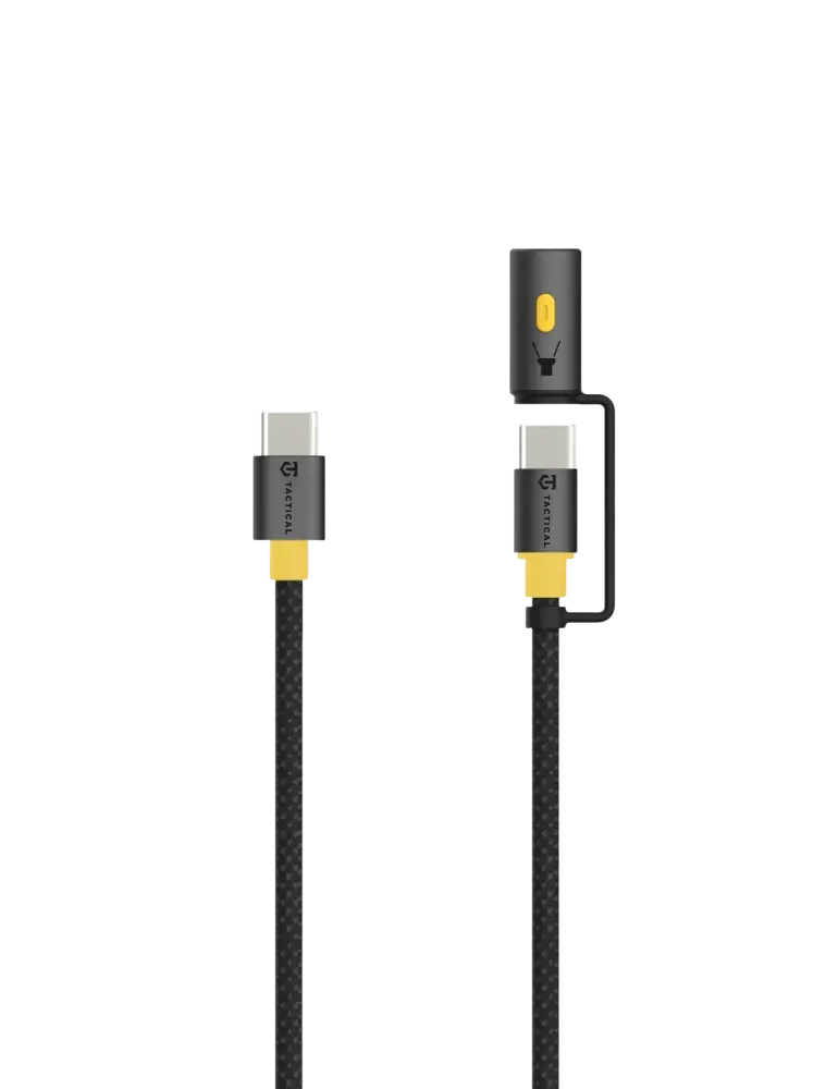 Tactical Stinger USB-C Kabel - 1,5 Meter - Zwart