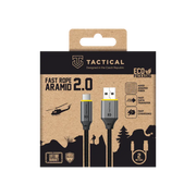 Tactical USB-C naar USB-A Kabel - 2 Meter voor Maximale Beweeglijkheid